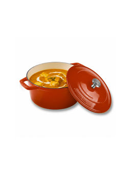 Cumin Co. - Rust Cast Iron Dutch Casserole with Lid