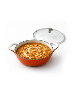 Cumin Co. - Rust Cast Iron Kadhai with Lid