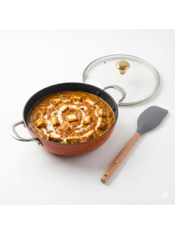 Cumin Co. - Rust Lite Cast Iron Kadhai with Lid