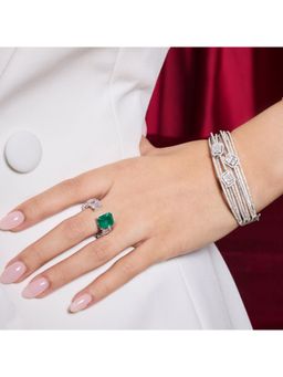 ANAQA JEWELS - Tripple Rectangle Solitaire Bracelet