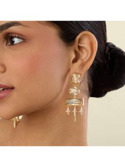 Isharya - Priestessa Yellow Statement Danglers