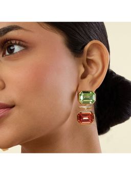 Isharya - Serapha Multi Colored Mismatched Danglers