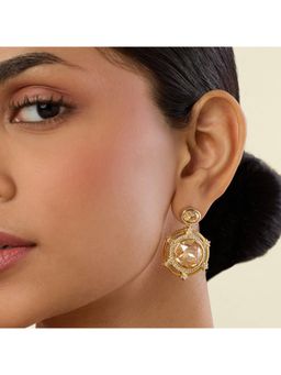 Isharya - Noctra Yellow Statement Danglers