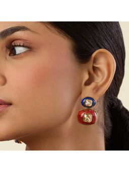 Isharya - Arcana Multi Colored Mismatched Danglers