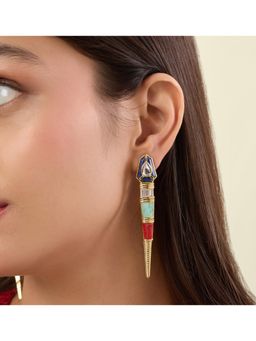 Isharya - Astryx Multi Colored Statement Danglers