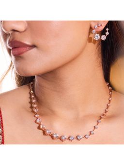ANAQA JEWELS - Aurora Rose Gold Jewellery Set