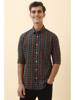 Allen Solly - Men Multi Color Checks Full Sleeves Casual Shirt