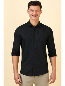 Allen Solly - Men Black Printed Full Sleeves Casual Shirt