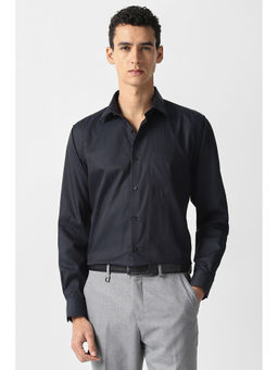 Van Heusen - Men Black Stripes Full Sleeves Wedding Shirt