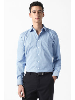 Van Heusen - Checks Blue Formal Shirt