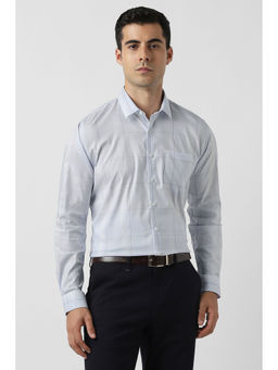 Van Heusen - Checks Blue Formal Shirt