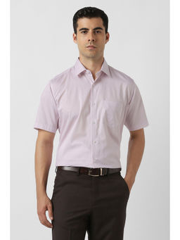Van Heusen - Printed Pink Formal Shirt