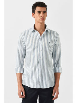 Van Heusen - White Stripes Casual Shirt