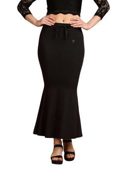 TWIN BIRDS - Jet Black Women Saree Shapewear