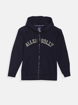 Allen Solly - Girls Navy Embellished Regular Fit Sweatshirt