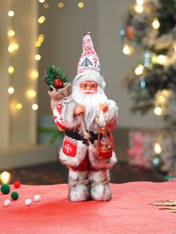 Little Surprise Box - 12 inches Red & White Snowflakes Santa