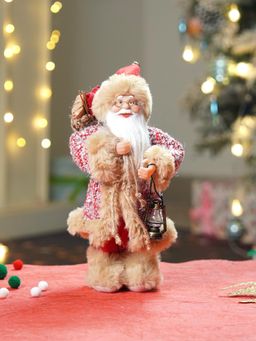 Little Surprise Box - 12 inches Red tweed Robe Santa