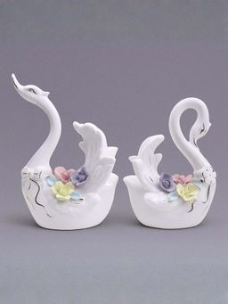 Smokey Cocktail - Endless Love Swan Decor - Set Of 2