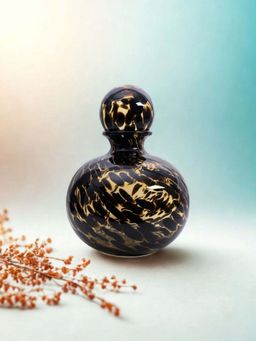 Smokey Cocktail - Glass Flower Vase- Option C - Amber