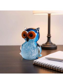 Smokey Cocktail - Crystal Owl Decor - Blue