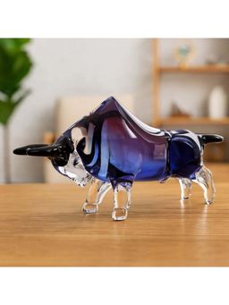 Smokey Cocktail - Crystal Bull Accent - Blue