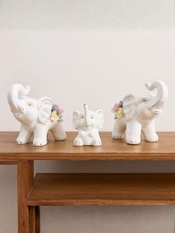 Smokey Cocktail - Elephant Family Decor - Set Of 3
