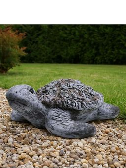 Smokey Cocktail - Oversized Turtle Accent Decor - Grey