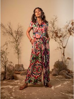 LABEL REYYA - Mosaic Printed Pants