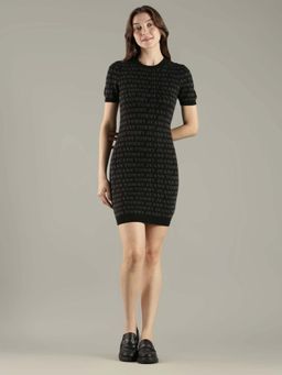 Tommy Hilfiger - Cotton Crew Neck Bodycon Dress