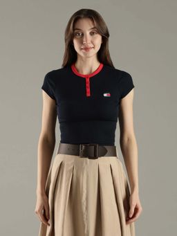 Tommy Hilfiger - Solid Slim Fit Cotton T-Shirt