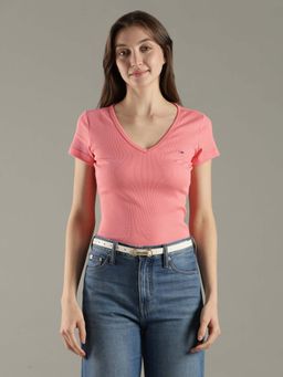 Tommy Hilfiger - Solid Slim Fit Cotton T-Shirt