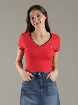 Tommy Hilfiger - Solid Slim Fit Cotton T-Shirt