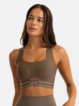 Jockey - 1843 Wirefree Padded Soft Touch Microfiber Bonded Tech Slip-On Bra - Green