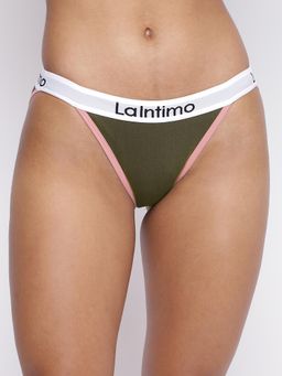 La Intimo - Moda Fashionable Brief Panty Olive