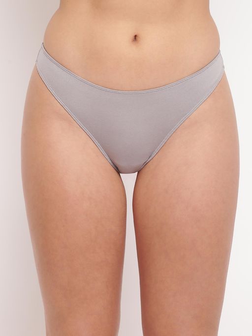 La Intimo Spank Me Naughty Thong Grey