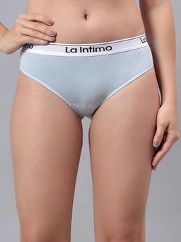 La Intimo - Low Rise Women Brief Blue