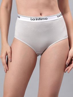 La Intimo - Low Rise Women Brief Grey