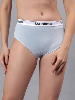 La Intimo - Low Rise Women Hipster Blue