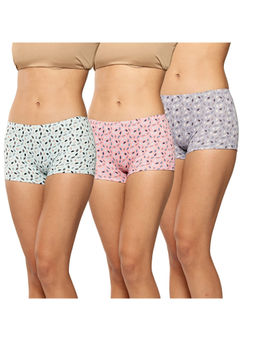 Leading Lady - Womens Boyshorts Briefs Panty (Pack of 3)