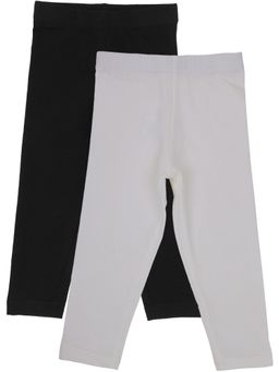 Bodycare - Girls Solid Cotton Leggings-Multi-Color