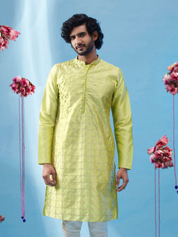 KISAH - Men Green Kurta