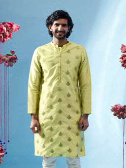 KISAH - Men Green Kurta