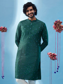 KISAH - Men Green Kurta
