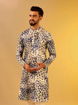 KISAH - Men White Kurta
