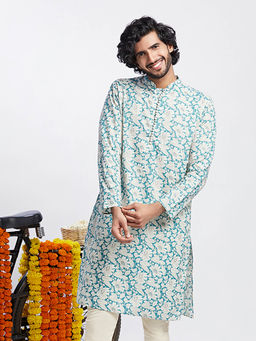 KISAH - Men Blue Kurta