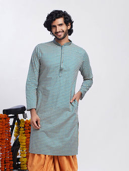 KISAH - Men Blue Kurta