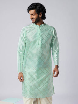 KISAH - Men Green Kurta
