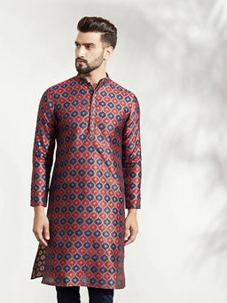 KISAH - Men Red Kurta
