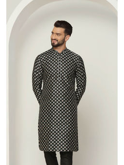 KISAH - Men Black Kurta