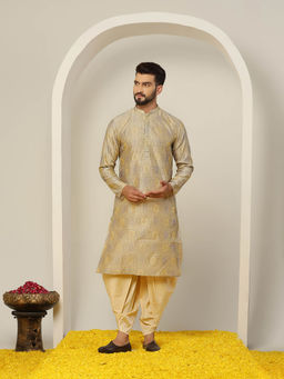 KISAH - Men Multi-Color Kurta Dhoti (Set of 2)